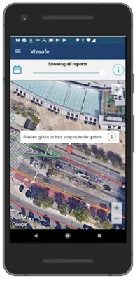 Vizsafe android App screenshot 1