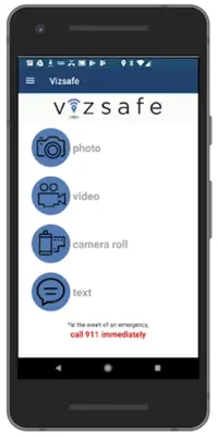 Vizsafe android App screenshot 4